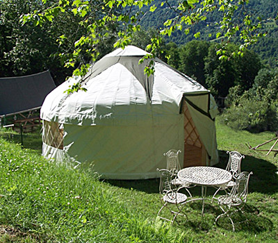 Yurt camping