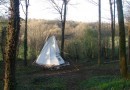 tipi in springtime