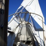 Looking down the structure of the tunnel to the the big tipi
